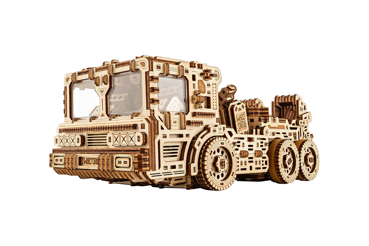 Wood Trick Timbertron Robot & Truck 3D Wooden Puzzles for Adults and Kids to Build - Rides up to 9 ft - Wooden Models Engineering DIY Project Mechanical 3D Puzzles Model Kits for Adults Wood Trick