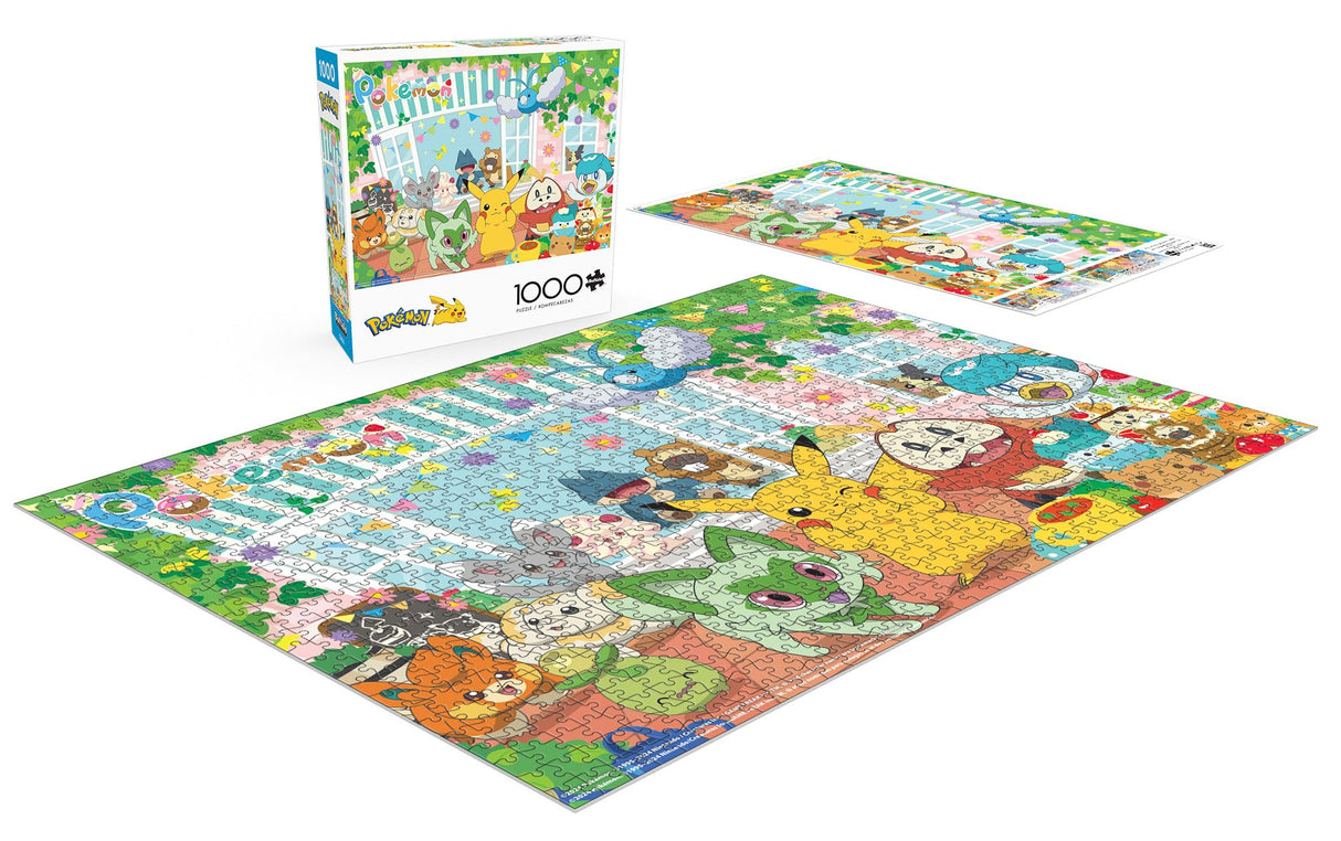 Buffalo Games - Pokemon - Happy Cafe - 1000 Piece Jigsaw Puzzle for Adults -Challenging Puzzle Perfect for Game Nights - Finished Size is 26.75 x 19.75 Buffalo Games