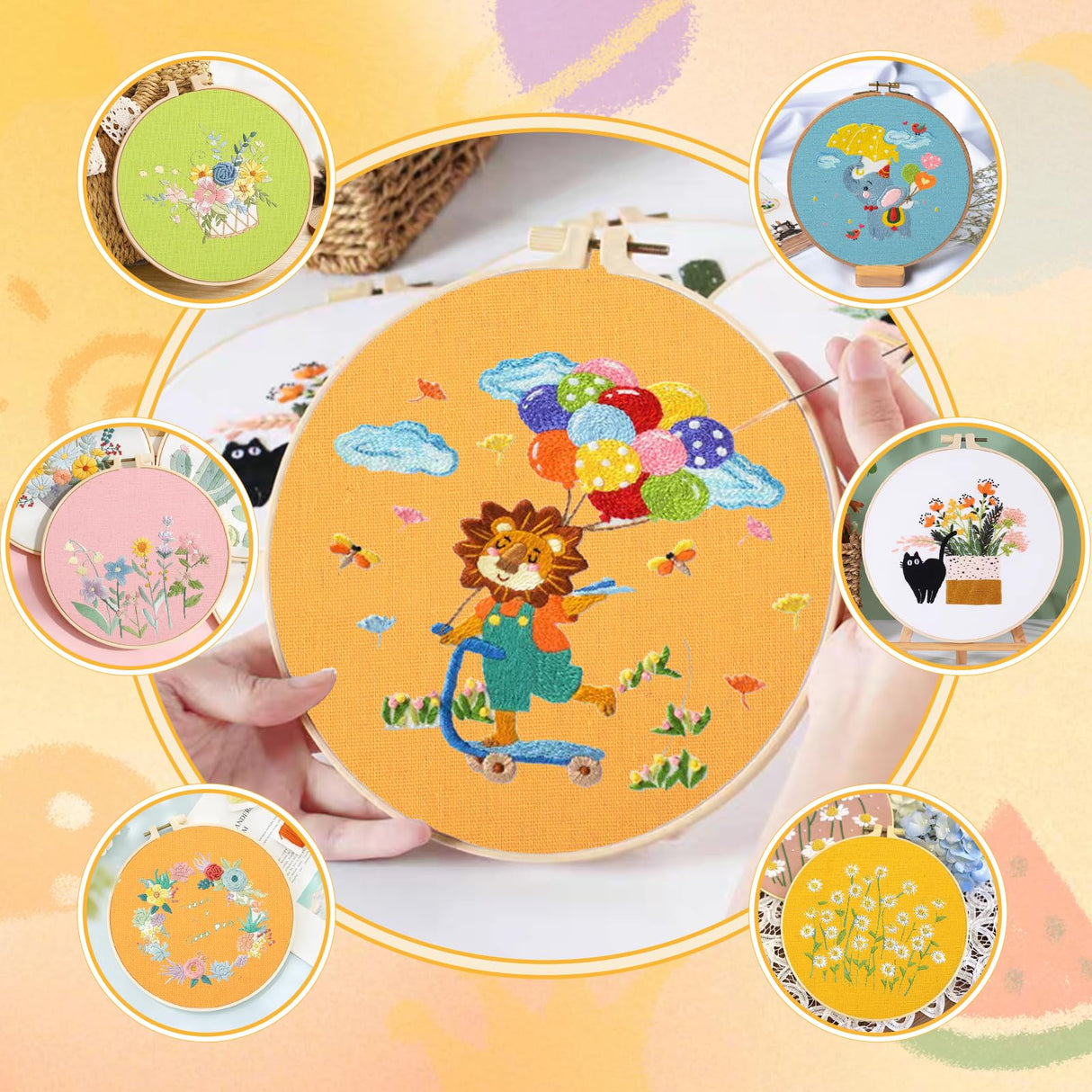 12 Sheets 12 Colors Linen Embroidery Fabric, Pre-Cut Natural Needlework Cloth Fabric, Embroidery Cloth Squares for Garment Craft (7.8x7.8Inch) Nitelemn