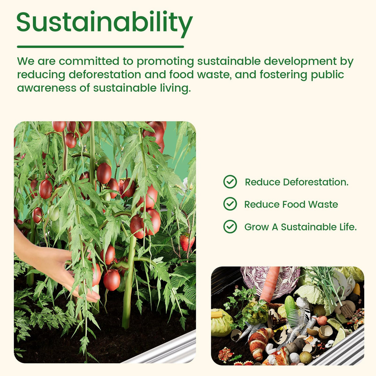 FRIZIONE 2pcs Tall 8x4ft Galvanized Raised Garden Bed Outdoor,Above Ground Garden Bed for Vegetable,Metal Raised Beds for Flower,Steel Raised Beds for Gardening FRIZIONE