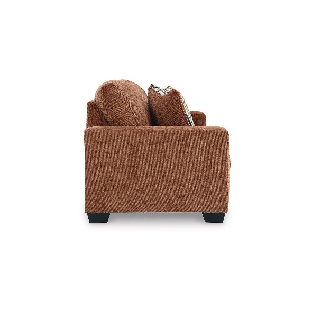 Signature Design by Ashley Aviemore Casual Sofa with 2 Accent Pillows, Orange Signature Design by Ashley