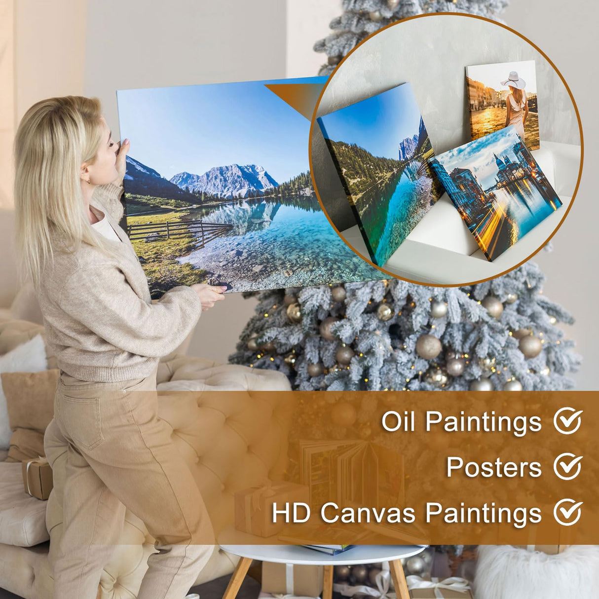 uxcell 2 Pcs DIY Canvas Stretcher Bars, 6 x 6 Inch Canvas Frame Wooden Frames Kit Sturdy Stretcher Frames for Oil Paintings Prints Posters uxcell