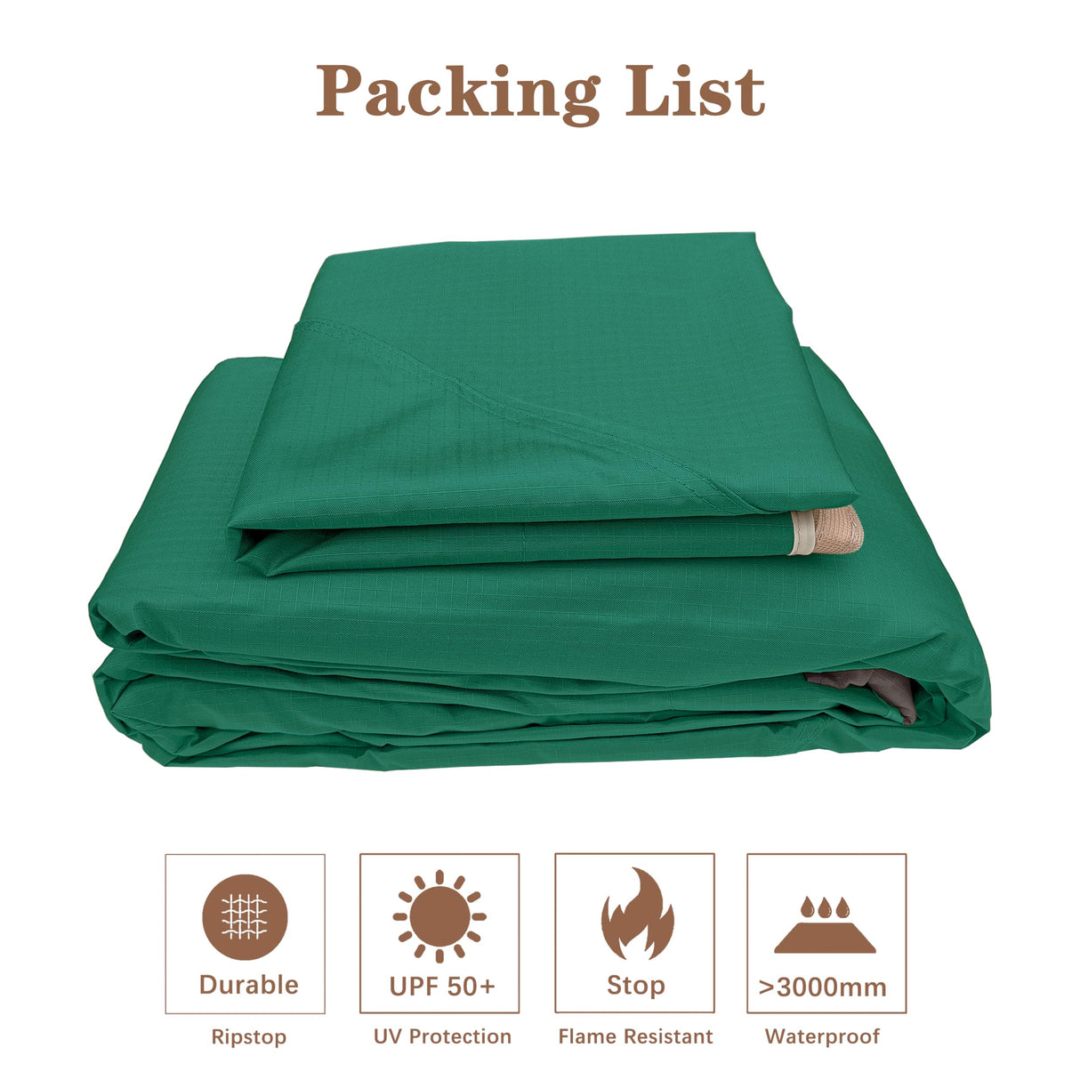 SCOCANOPY Replacement Cover for 10X12 Ft Eagle Brooke Soft Top Gazebo Model A101007600, A101007603, A101007604,(Forest Green) SCOCANOPY