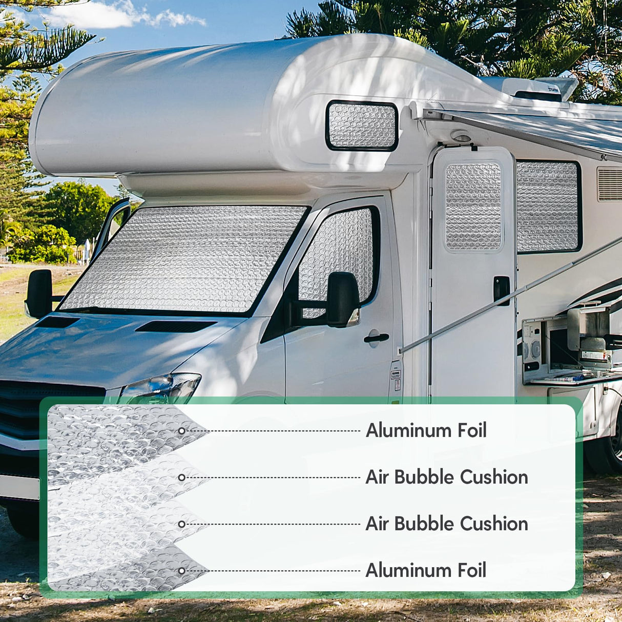 jxgzyy Reflective Insulation Roll Garage Door Insulation Panels Pre-Cut Kit 16 Sheets Double Bubble Reflective Insulation Foam Panels 23.62" X 47.24" for Windows, Garage Door, RV, Roof, Attic, Car jxgzyy