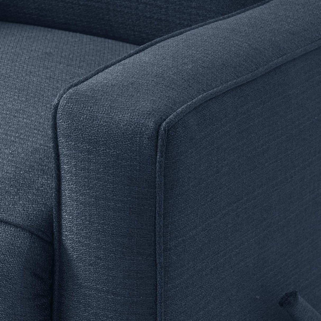 Harkawon Swivel Rocker Recliner Chair, Glider Rocker Recliner, Rocking Chairs Nursery, Fabric Chair with High Back, Deep Seat, for Living Room, Bedroom, Blue Harkawon