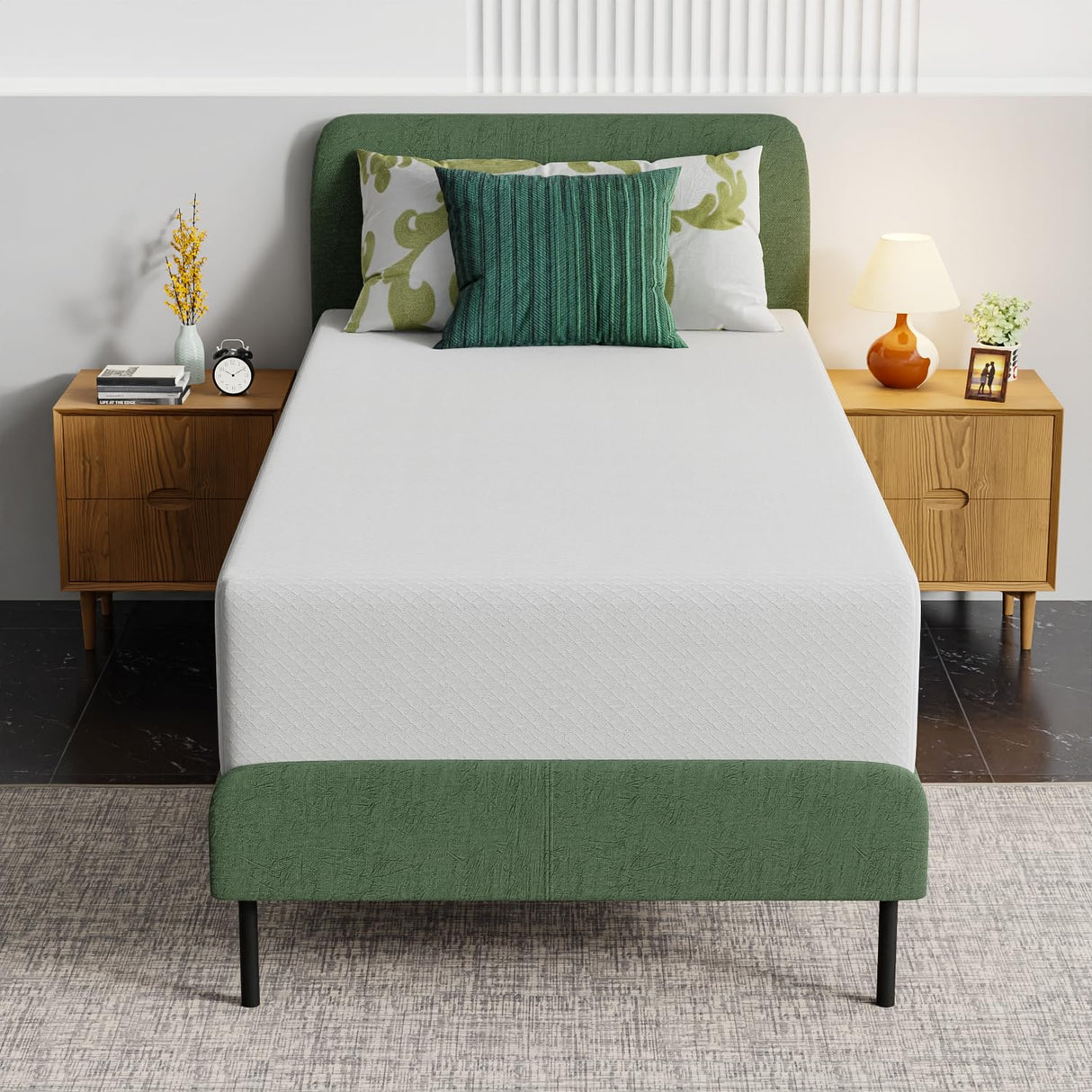 PayLessHere 12 Inch Memory Foam Mattress Medium-Firm Mattress for Pressure Relief & Cooler Sleep Gel Memory Foam Mattress Bed in a Box Fiberglass Free CertiPUR-US Twin XL Mattress for Soundly Sleep PayLessHere