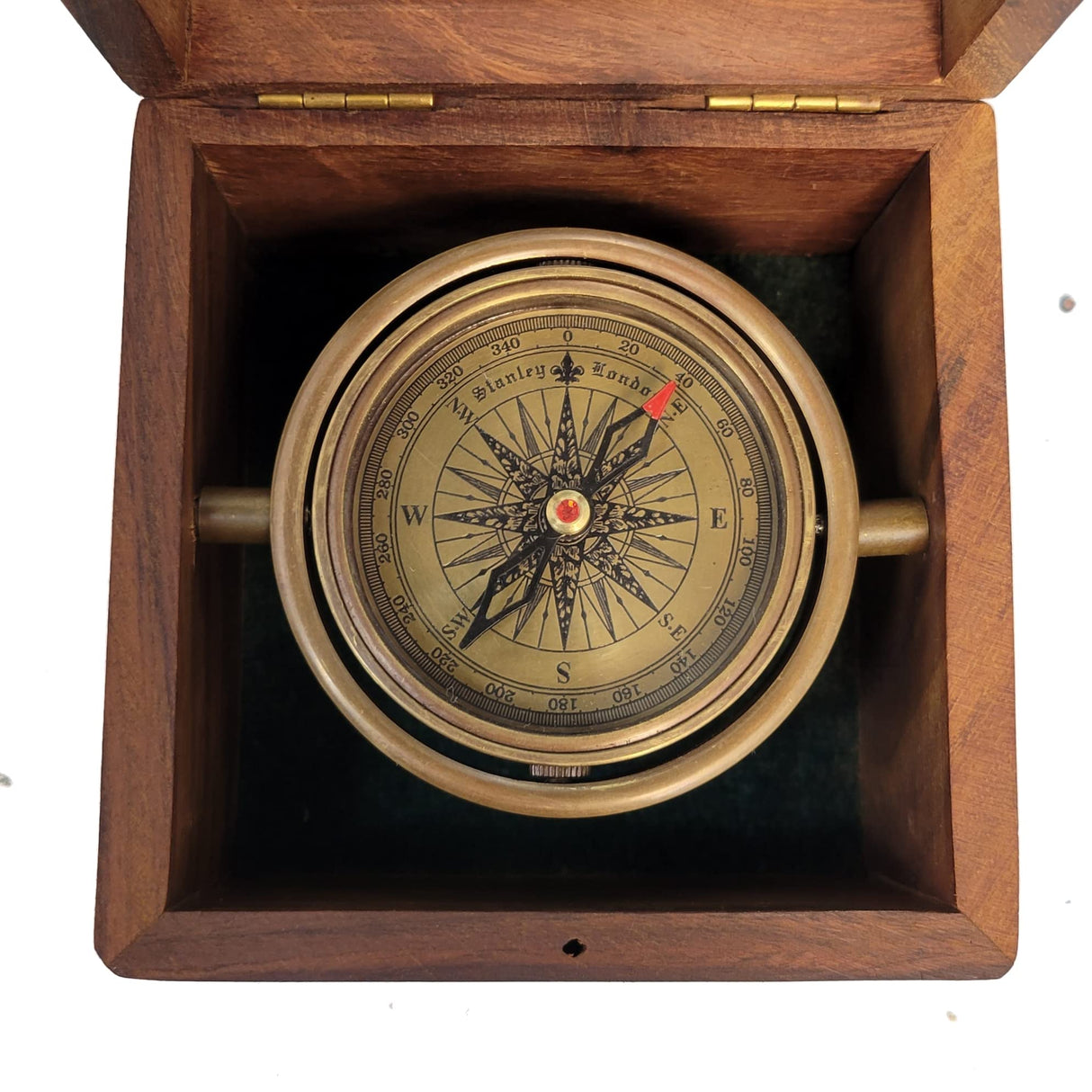 Unique Engraved Compass Gifts Personalized for US Army, Air Force, Coast Guard, Marines, Navy | Military Graduation, Promotion, and Veteran Retirement Gift (Design My Own, 4.5 Inch Boxed Compass) Stanley London