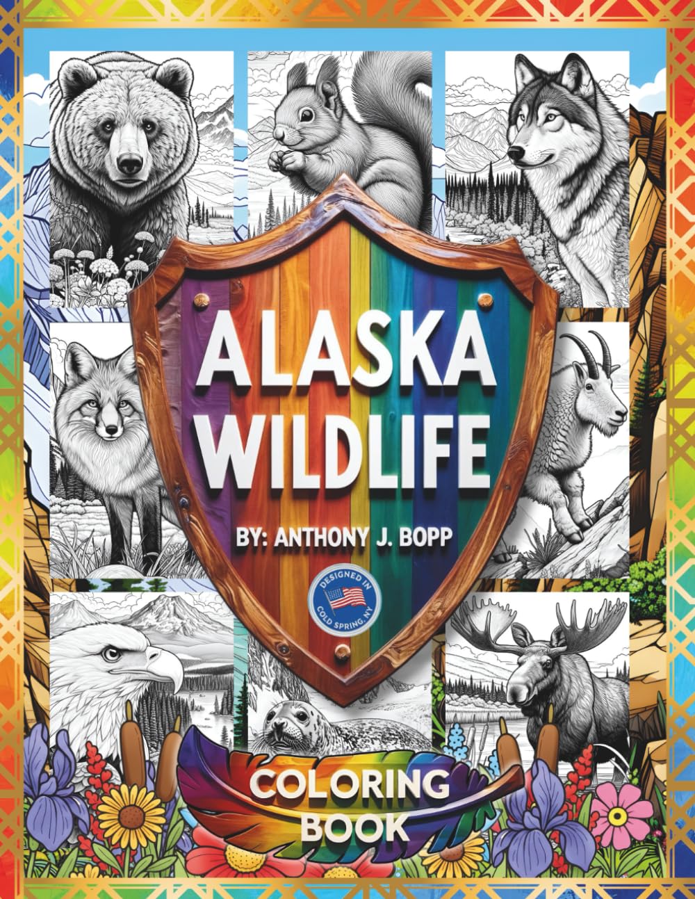 ALASKA WILDLIFE - COLORING BOOK (WILDLIFE & NATURE SERIES) Majosta