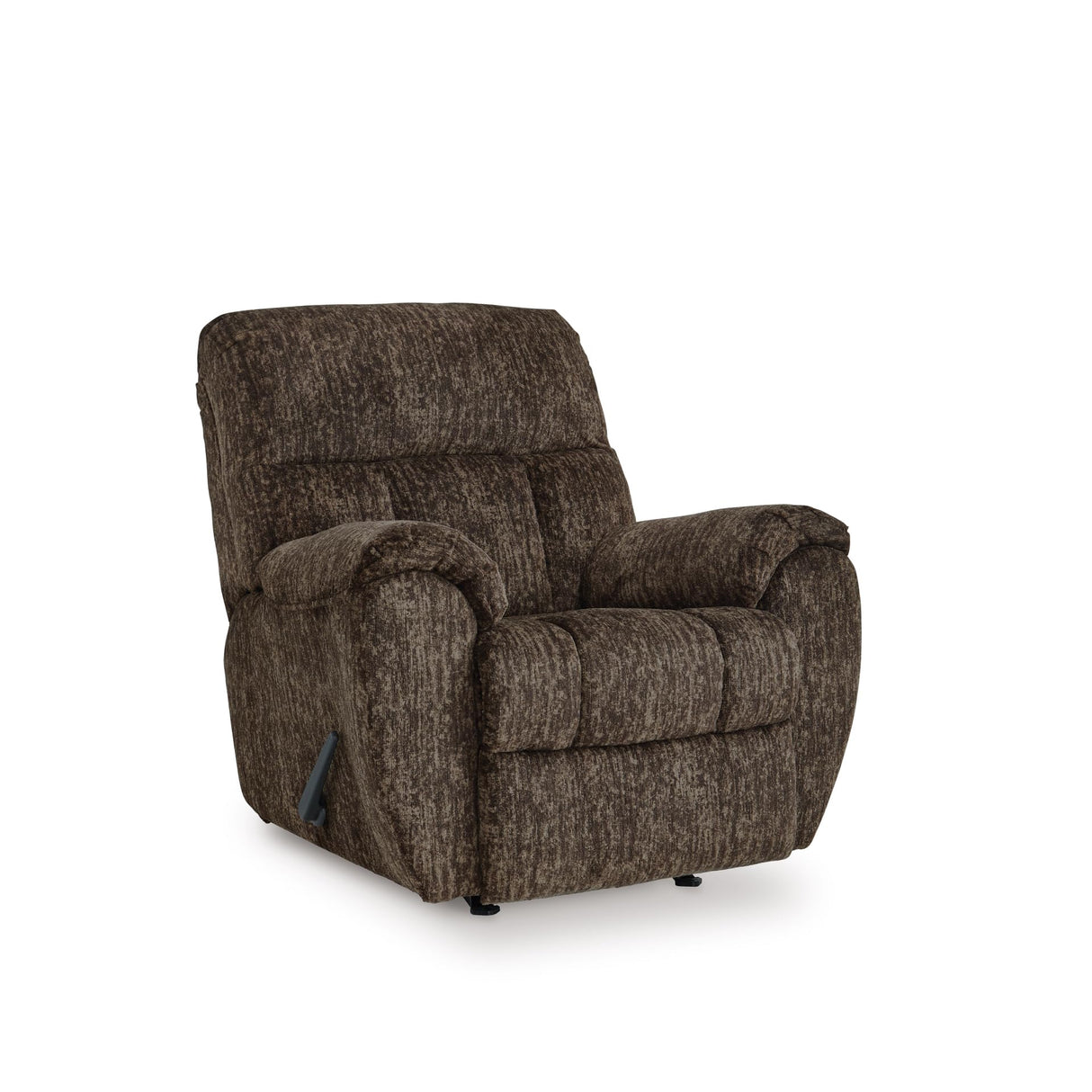 Signature Design by Ashley Rampant Casual Manual Rocker Recliner with Pillow-Top Arms, Dark Brown Signature Design by Ashley