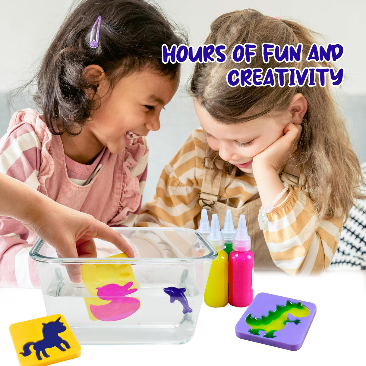 Aqua Fairy Water Gel Kit for Kids – Magic Water Elf Toy – DIY Squishy Maker Kit – Design Your Own Water Buddies - Craft Kits for Kids – Make Your Own Squishes Arts & Crafts Boys Girls Age 5 6 7 8 9 Sleepah