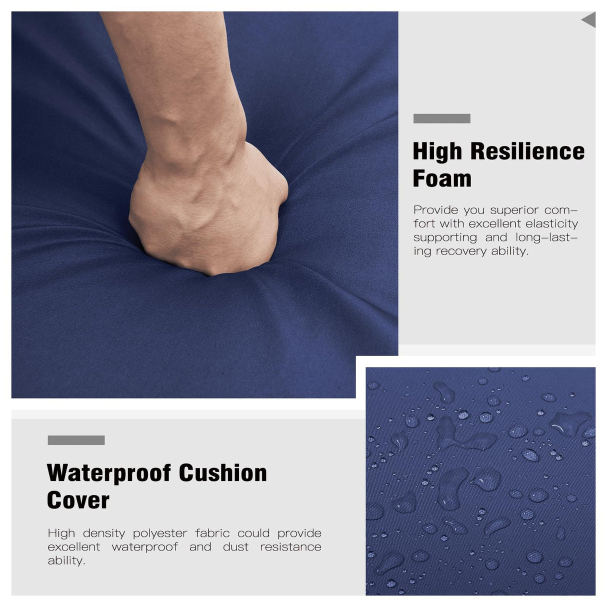 LayinSun 13 Pieces Patio Furniture Set with Fire Pit Table, Black Rattan Modular Sectional Outdoor Conversation Sofa Set, Swivel Rocking Chairs Set LayinSun