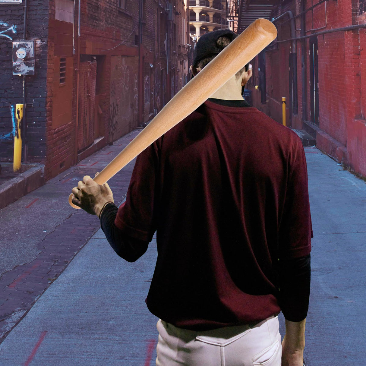 Wooden Baseball Bat for Adult Youth 34" 32" 30" 28" Full Size Lightweight Solid Wood Baseball Bats Mens Wood Bat PEIQICHU