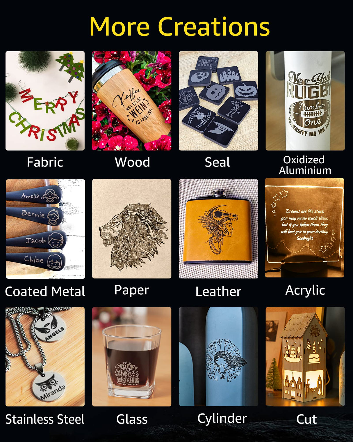 LaserPecker 2(Basic) Laser Engraver Cutter, 60W Galvo Laser Handheld Engraver High Precision 0.05mm Compressed Spot, 36000mm/min High Speed Portable Engraving Machine for Wood Kraft Paper Leather LaserPecker