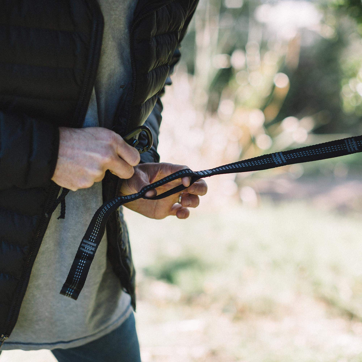 Wise Owl Outfitters Hammock Straps for Trees Heavy Duty - Set of Two 10ft Long, 1 Inch Thick Camping Hammock Tree Straps w/ 38 Loops & 2D Carabiners - Essential Hammock Accessories Wise Owl Outfitters