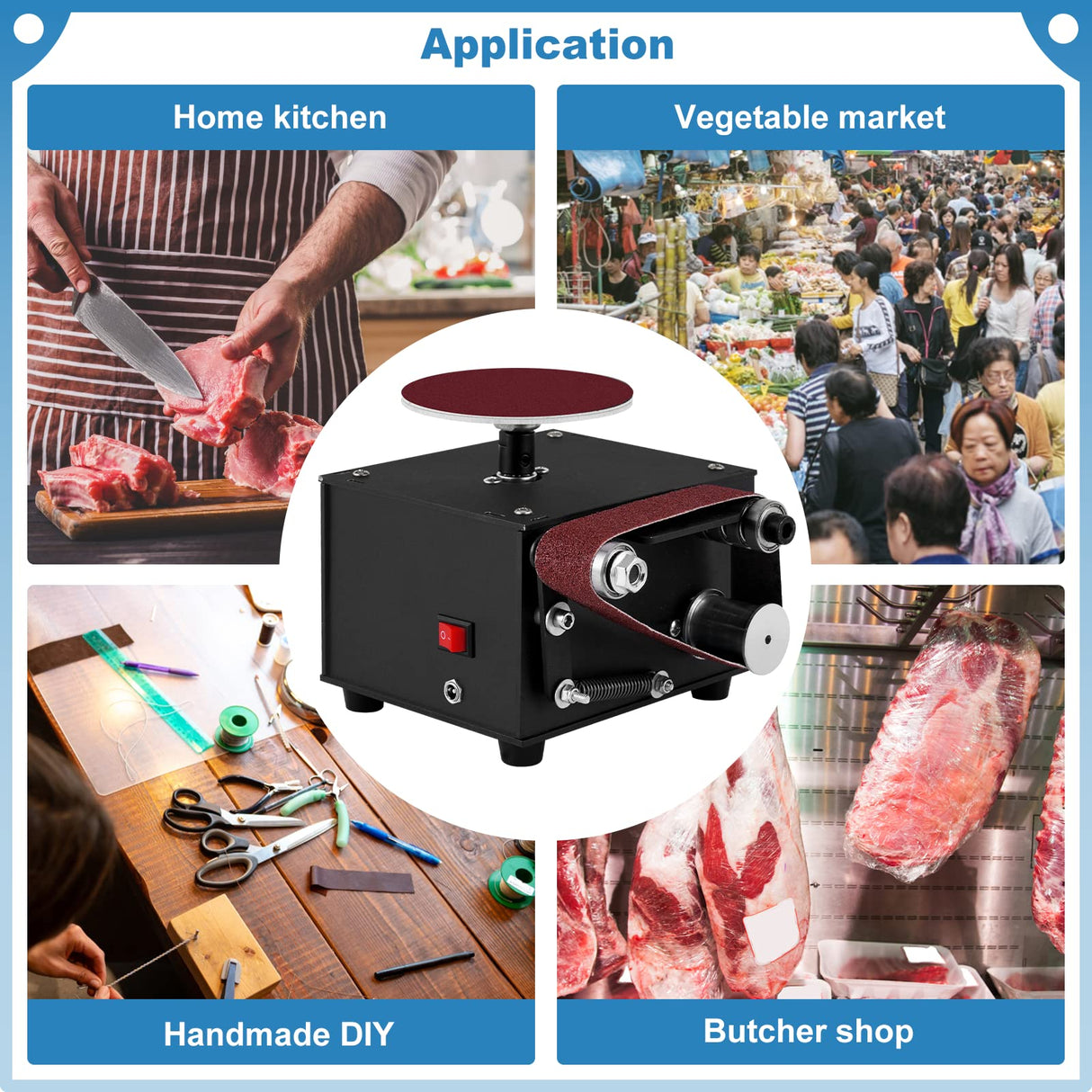 2 in 1 Mini Belt Disc Sander,4 Inch Sanding Disc Machine,1.18 x 13 inch Belt Sander 8000RPM for Knife Sharpening, Wood, Crafts, Metal, Stone, and Scissors Grinding Poiget