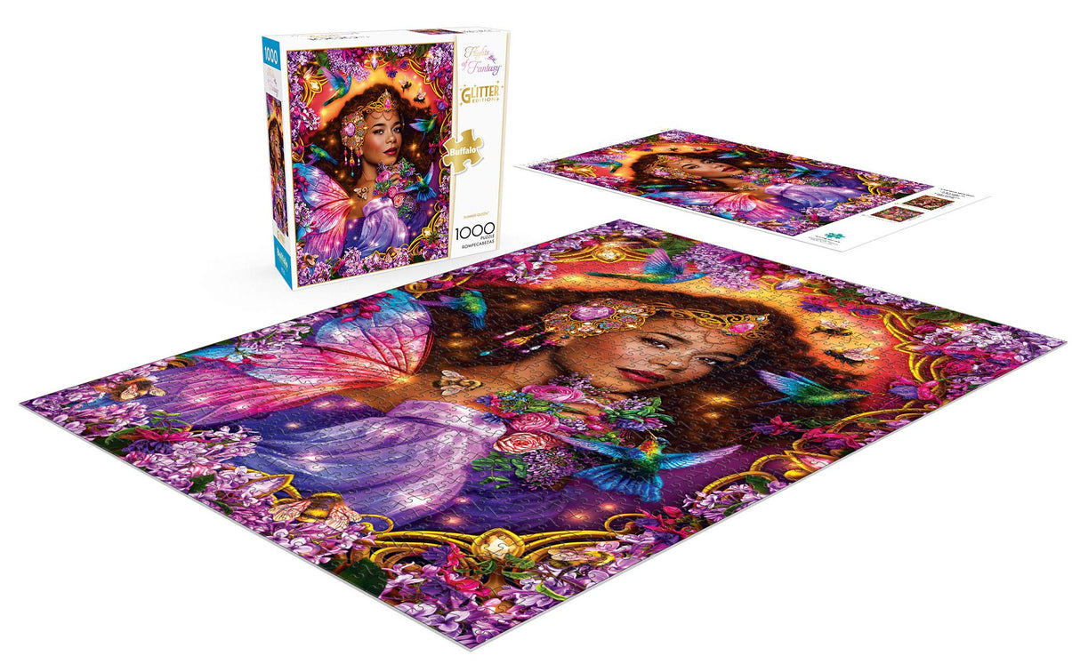 Buffalo Games - Flights of Fantasy - Summer Queen - 1000 Piece Jigsaw Puzzle for Adults -Challenging Puzzle Perfect for Game Nights - Finished Size is 26.75 x 19.75 Buffalo Games