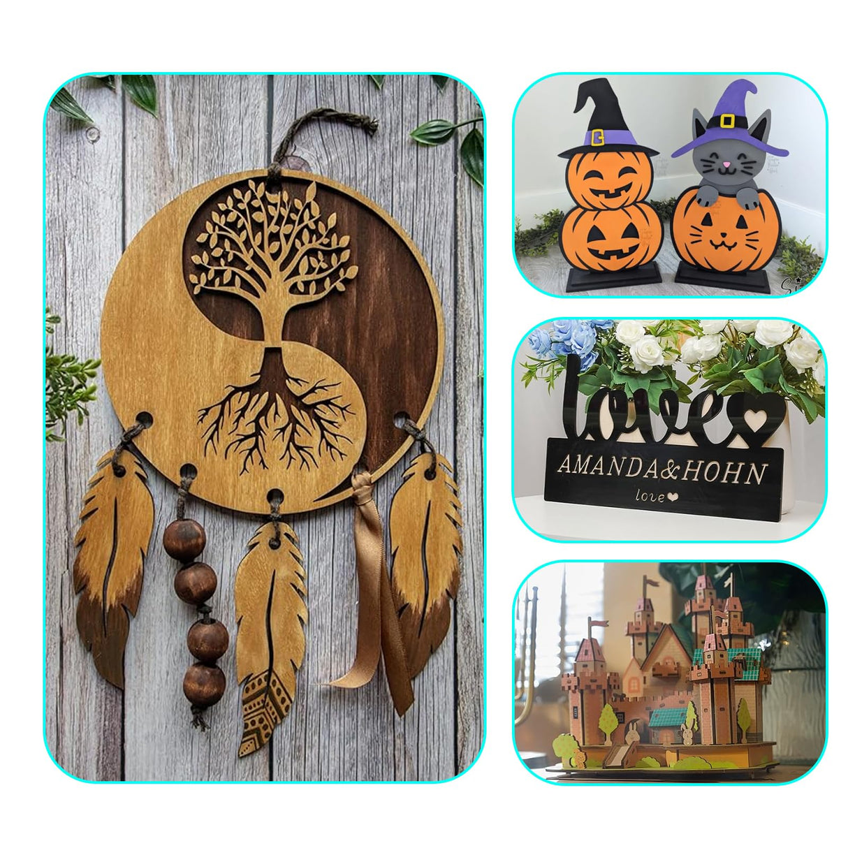 DLC - 80W Laser Engraving Cutting Module with Air Assist, 10W(10000mW) Output Power,Built-in FAC,Compressed Spot CNC Carving DIY Laser Master for Laser Cutter Laser Engraver Machine - Class 4 WoodArtSupply