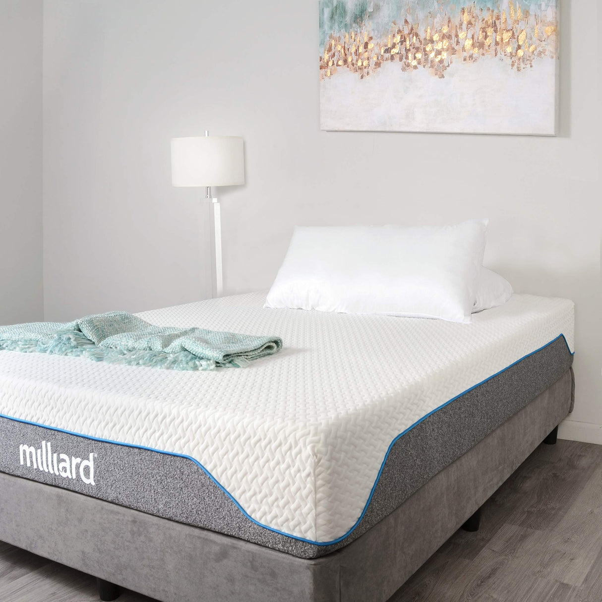 Milliard 10-Inch Memory Foam Twin Size Mattress, Pressure-Relieving - Firm Memory Foam Mattress, Best Mattress for Classic Comfort, Restful Sleep Mattress Firm - Soft Memory Foam Mattress Milliard