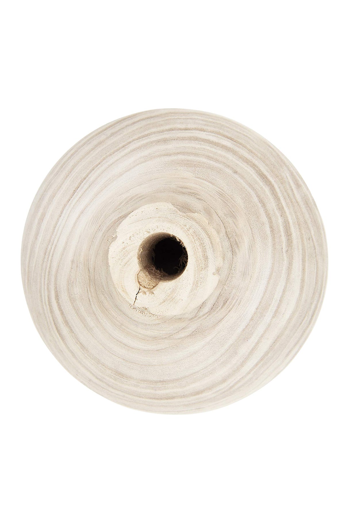 Creative Co-Op Small Paulownia Wood Vase (Each one Will Vary) Decorative Accents, Natural Creative Co-Op