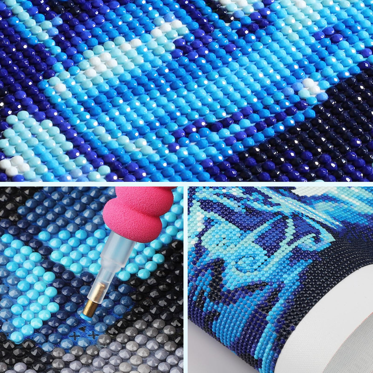 SENQAO Octopus Diamond Art Kits for Adults, Stained Glass Full Drill Diamond Dots Paintings for Beginners, Round 5D Paint with Diamonds Pictures Gem Art Painting Kits DIY Crafts Kits 30x40cm SENQAO