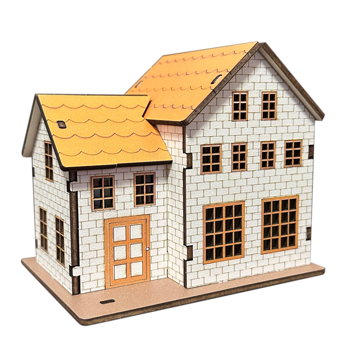 MPIUET 3D Wooden Puzzles for Adults Wooden House Building Model Kits, Hut Model 3D Puzzles Log Cabin Model Kits, 3D Jigsaw Puzzles, 3D Brain Teaser Puzzles, No Glue or Other Tools Required MPIUET