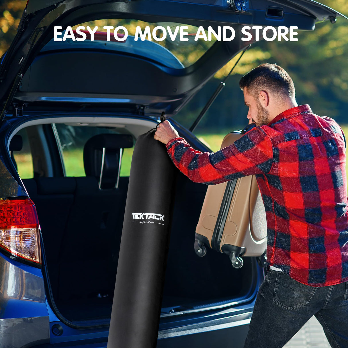 Tektalk Higher-Capacity Design, Jigsaw Puzzle Roll-up Mat in Delicate Packaging Box with Hand Pump, Storing for 2000, 1500, 1000, 500 Jigsaw Puzzle Pieces Tektalk