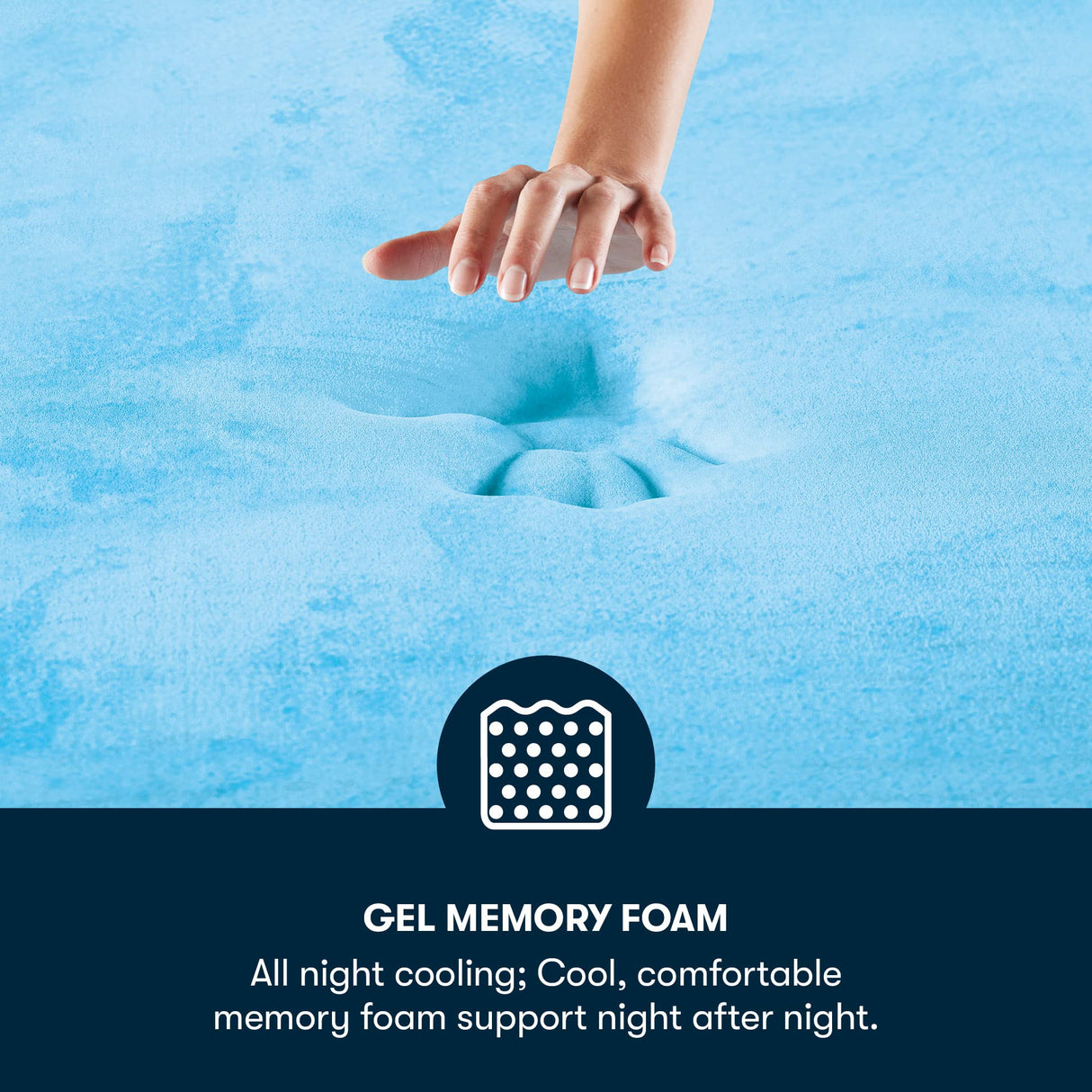 Serta - 8 inch Cooling Gel Memory Foam Mattress, Queen Size, Medium-Firm, Supportive, CertiPur-US Certified, 100-Night Trial, Sheer Slumber, White Serta