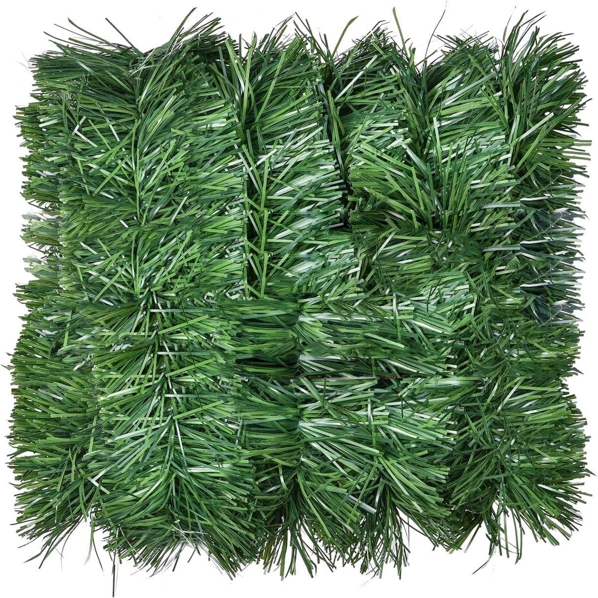 Christmas Garland, Artificial Non-Lit Soft Green Garlands 50FT Classic Christmas Greenery Garland Festive Home Decor for Indoor or Outdoor Use PLACHIDAY