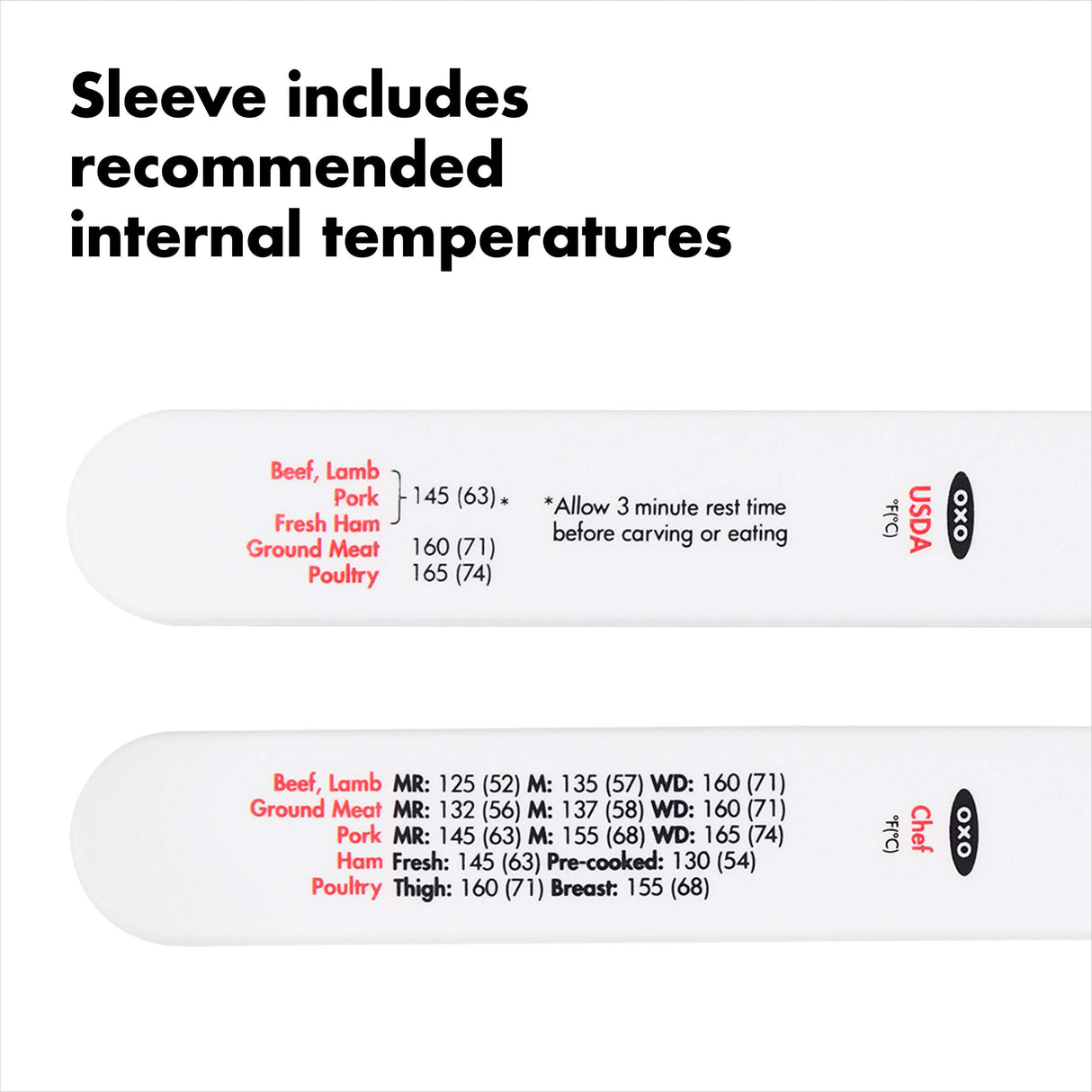 OXO Good Grips Chef's Precision Digital Instant Read Thermometer, Black OXO