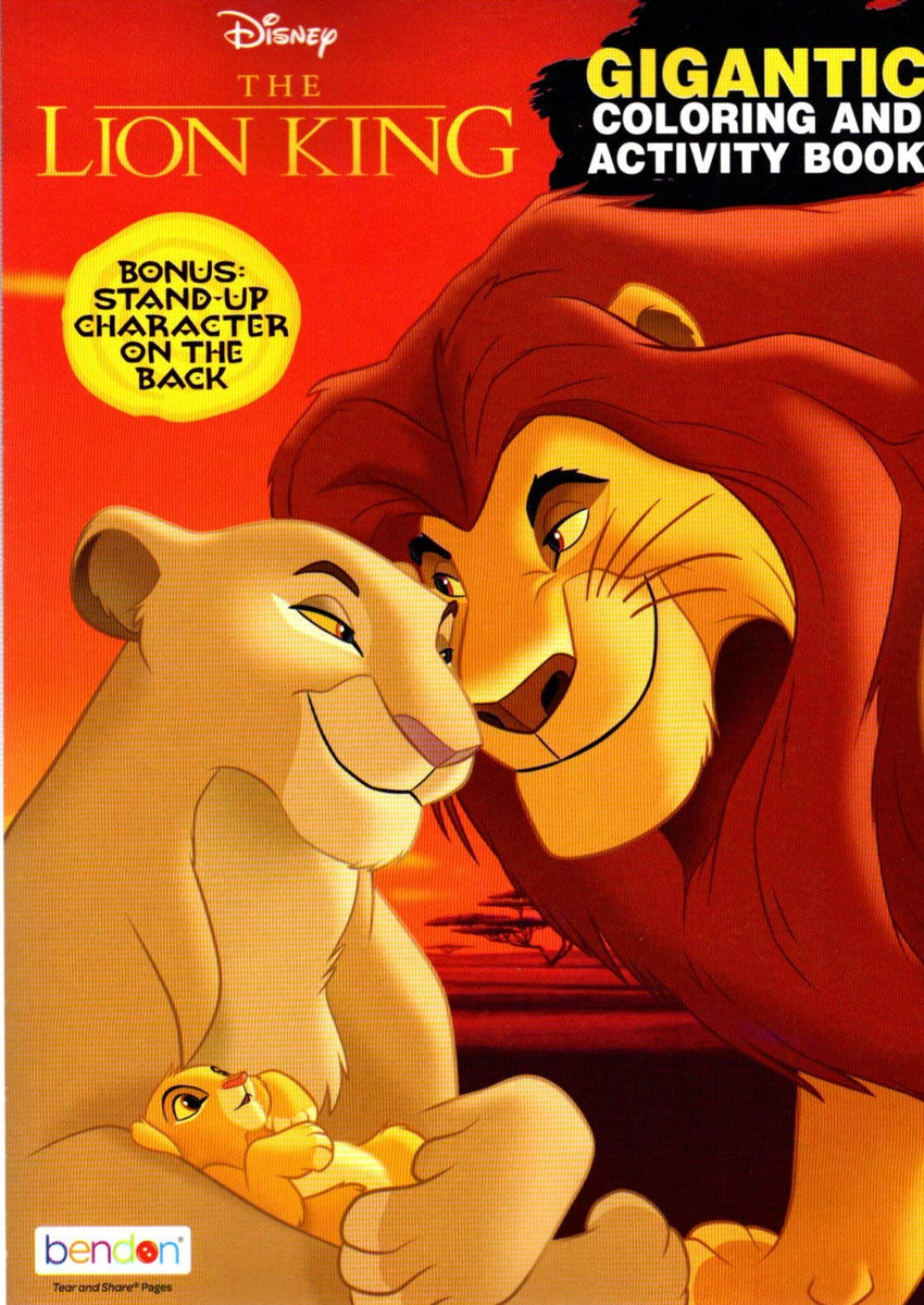 Disney - The Lion King - Gigantic Coloring & Activity Book - 200 Pages ...