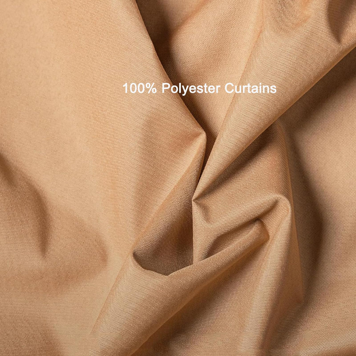 10-ft x 10-ft Gazebo Curtains,Privacy Replacement Sidewall 4-Panel Universal Shade Curtains Set,Protecting Side Walls (Only Curtain)-Khaki Zupoquk