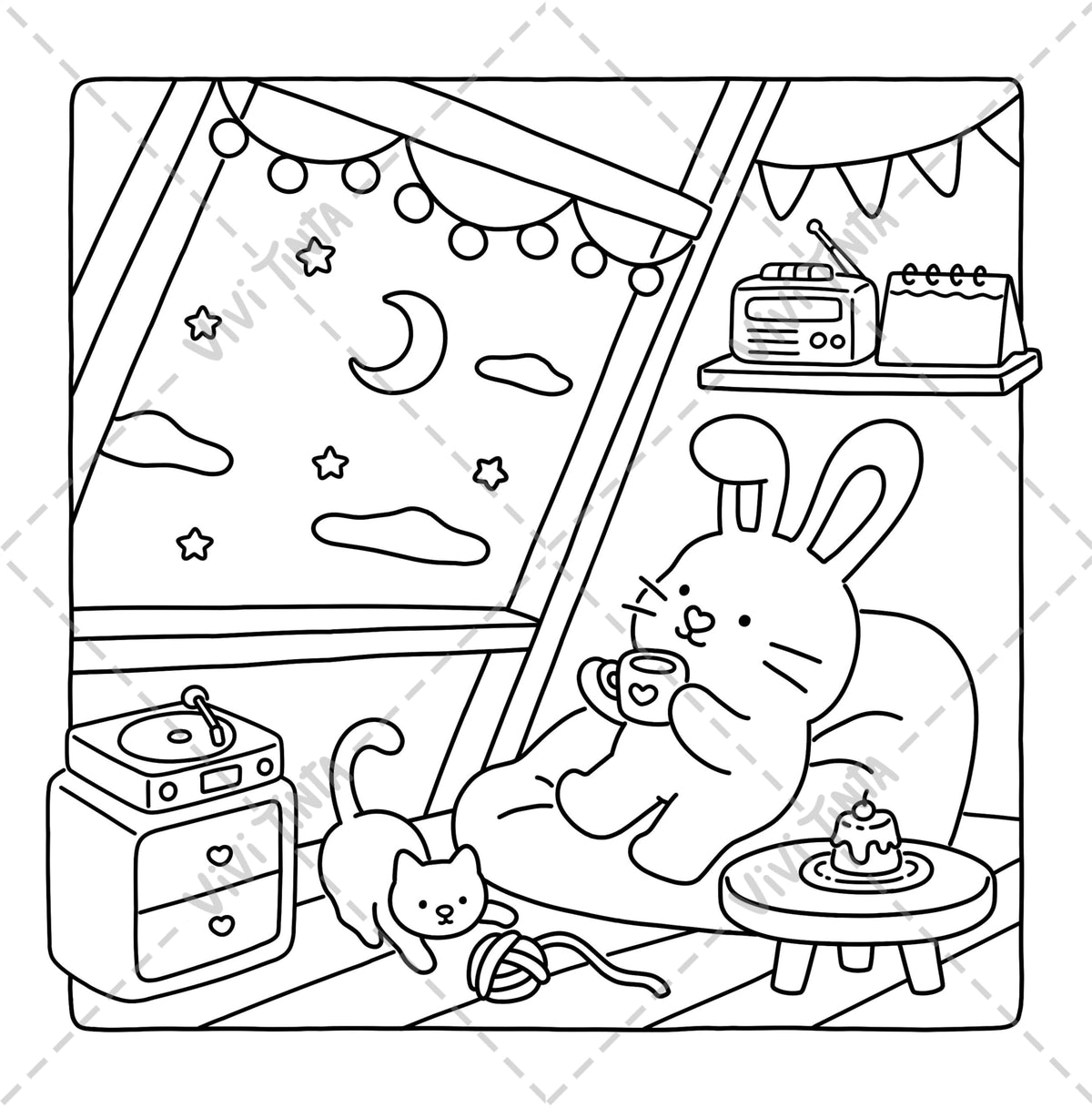 Girl’s Day: Self-Love Coloring Book for Adults & Teens Featuring Activities in Everyday Life (Fuzzy Friends Coloring) Independently Published
