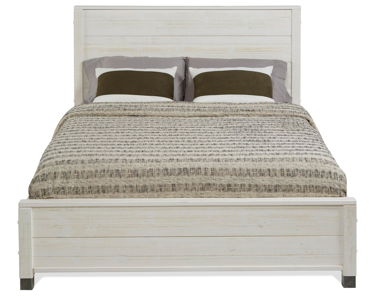 Camaflexi Baja Platform Bed, King Size, White Camaflexi