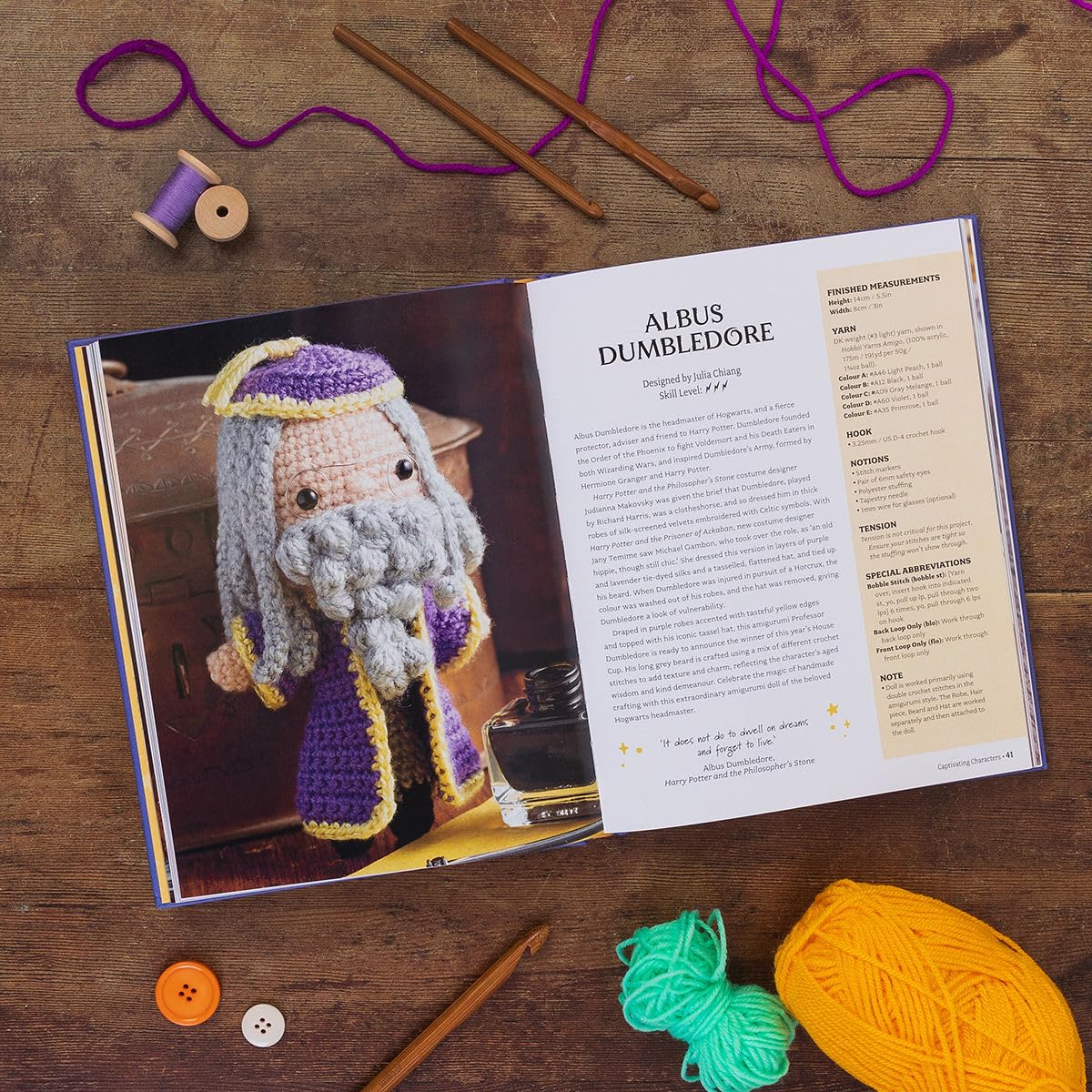 Harry Potter: The Official Book of Crochet Amigurumi WoodArtSupply