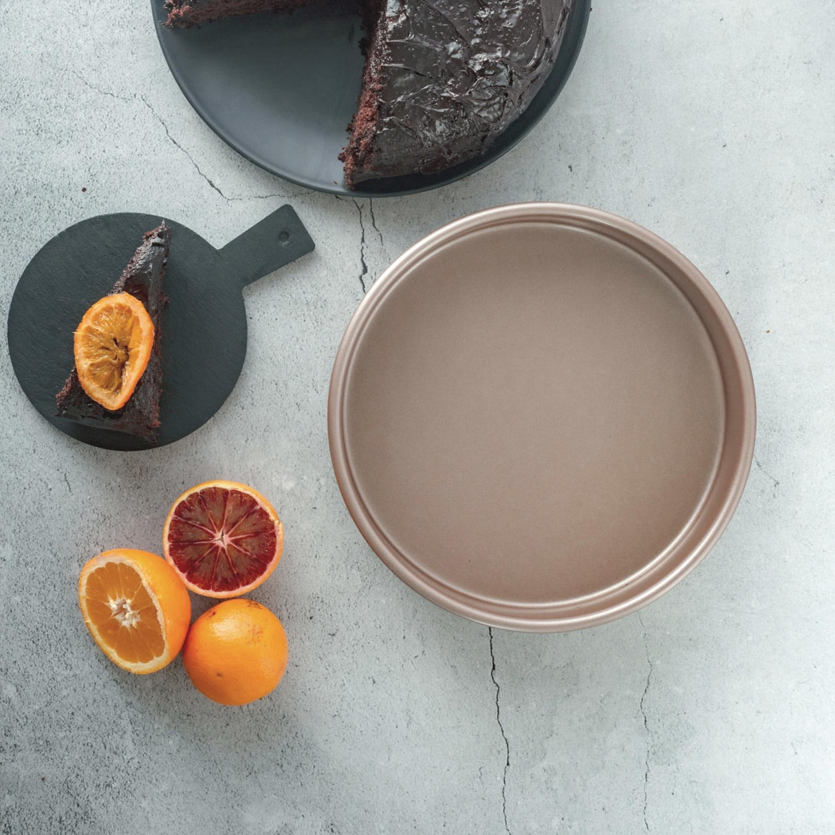 HAPPIELS Non Toxic Nonstick 9 inch Round Cake Pans Set of 2 | Quality Non Stick 9 inches Layer Circle Cake Pan 2 inches Deep | Best 9in Baking Pan PFOA, BPA free Nontoxic | 9inch 9inches Cake Pans Set HAPPIELS