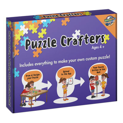 PuzzleCrafters Puzzle Making Kit for Kids - Create Your Personalized Custom Printed Puzzles from Photo's or Hand-Drawn Art - Great Gift for Creative Kids - 30, 100, 250, 500, or 1000 Jigsaw Pieces