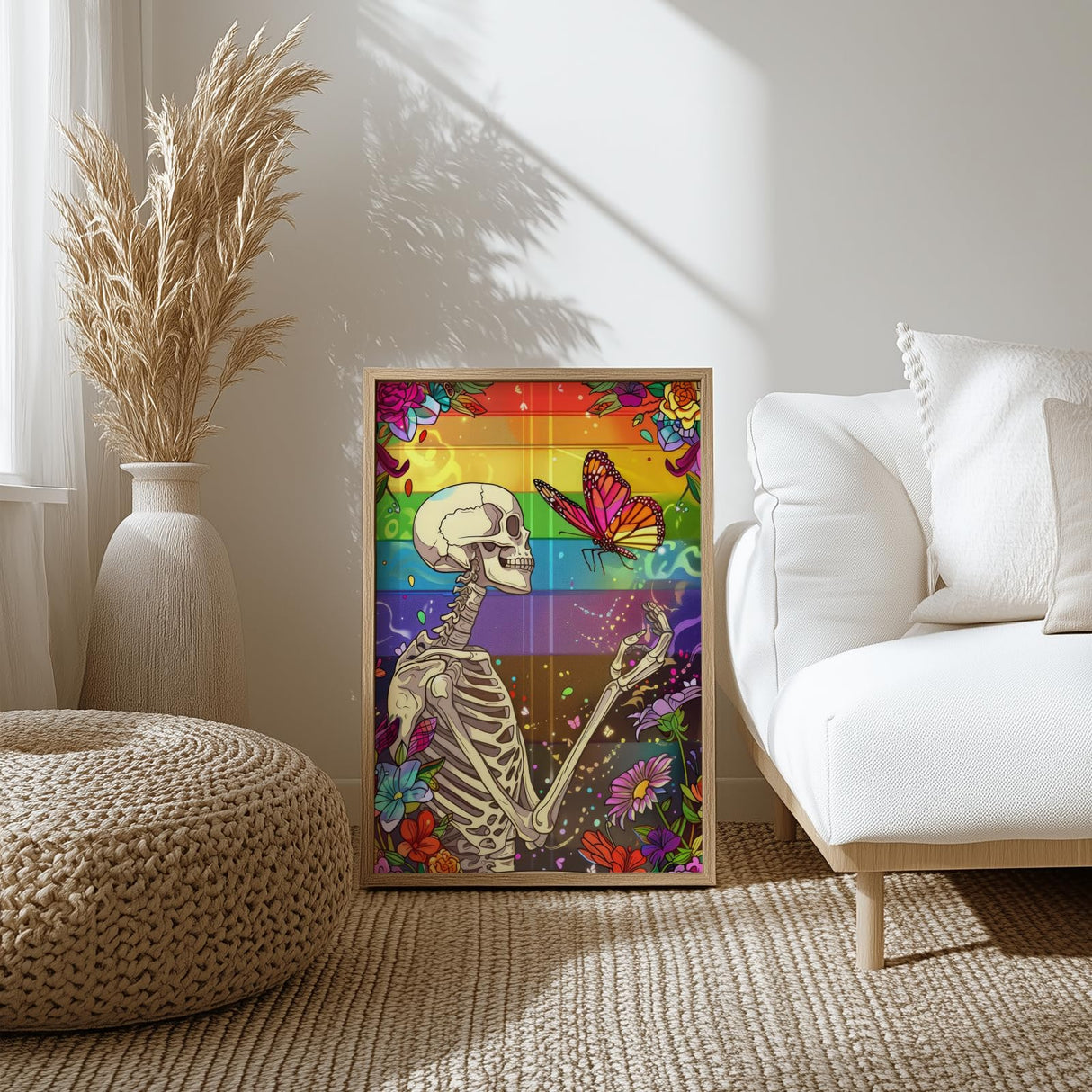 HKLIOPU Diamond Art Kits for Adults-Skeleton Love Diamond Painting Kits for Adults Beginners,5D DIY Full Drill Round Rhinestone Gem Art Crafts Paintings for Home Wall Decor 12"x16" HKLIOPU