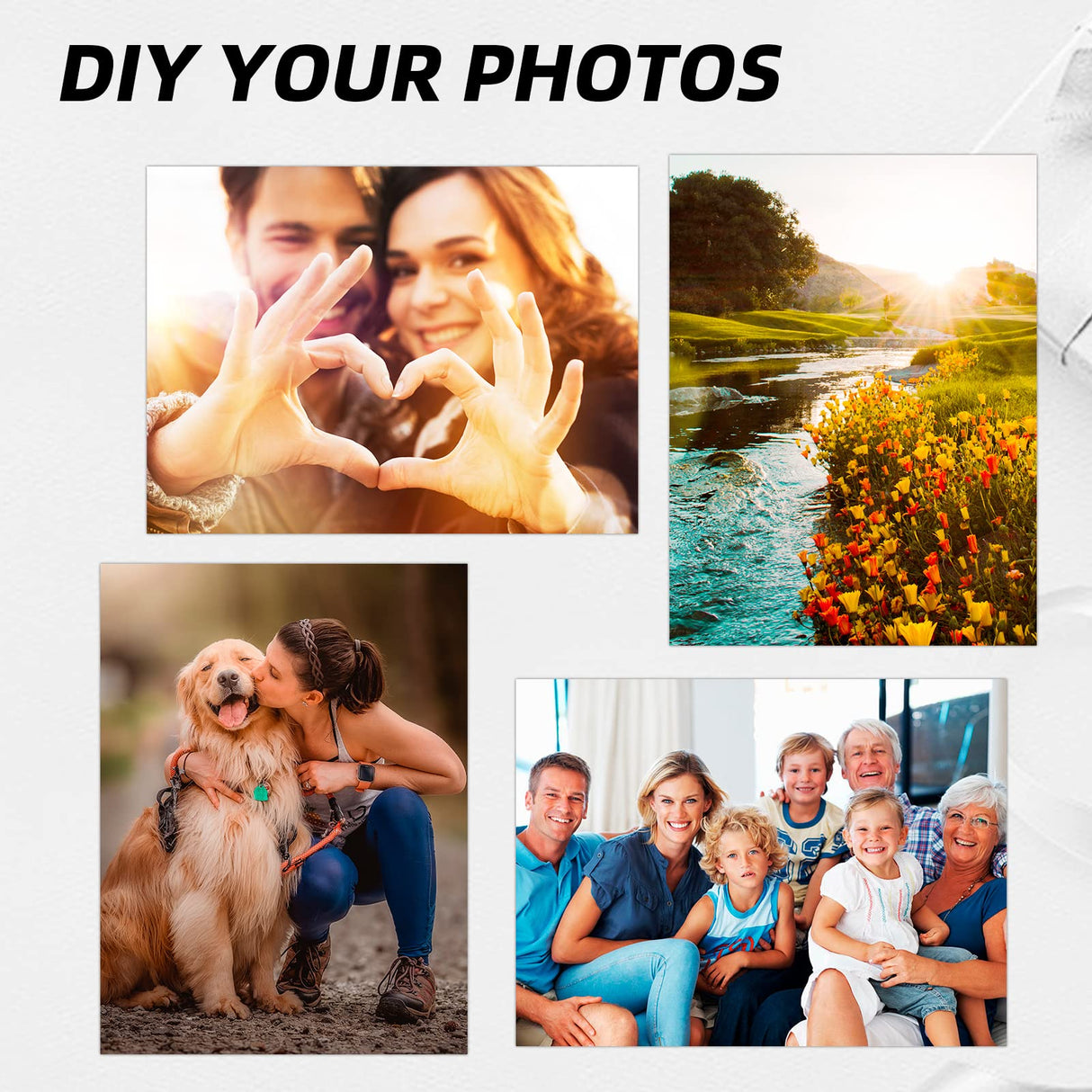 CHONOVO 20 Pcs Sublimation Photo Blanks 8x10 Inch Metal Sublimation Sign Blanks Aluminum Sublimation Blank DIY Photo Sign Wall Frame Poster for Living Room Bedroom White(Thickness 0.45mm) CHONOVO