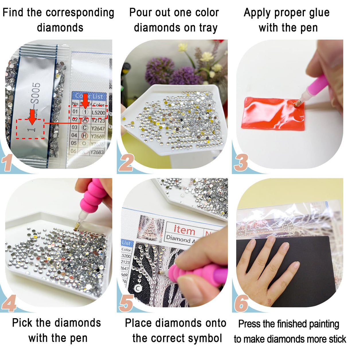 AMORARS Snow Fairy Diamond Art Kits for Adults, 5D Christmas Special Shape Diamond Painting Kits for Beginners - Crystal Rhinestones Diamond Painting Gem Art for Home Wall Decoration Gifts,12x12In AMORARS