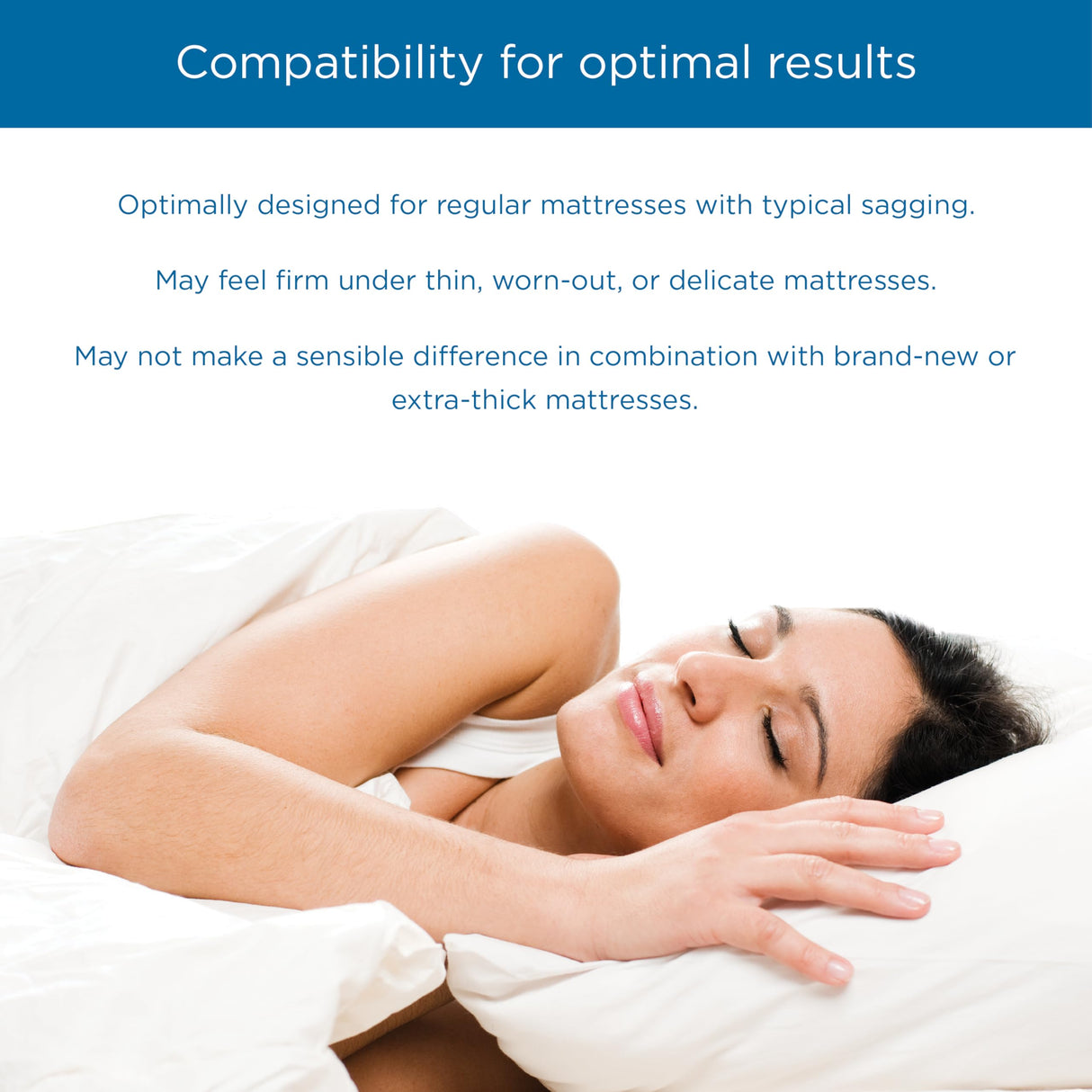 Premium Saggy Mattress Support (Medium) Extra Firm Sagging Mattress Support Pad, Firming Pad to Fix Sagging and Sinking and Improve Firmness, Corrector Insert to Help with Back Pain by Meliusly Meliusly