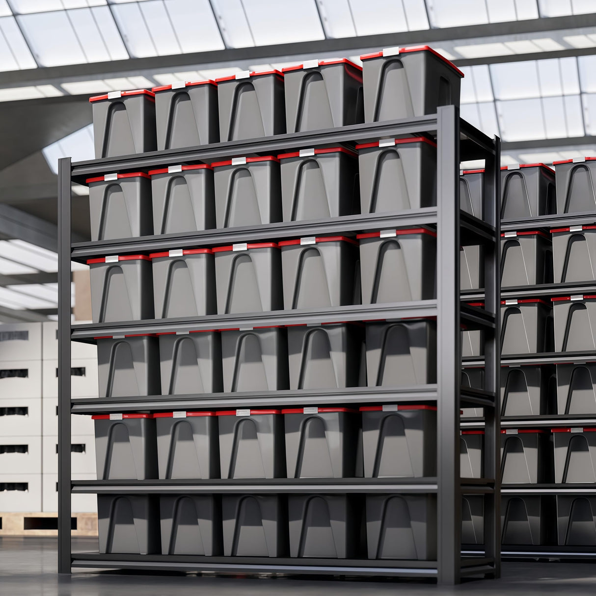 LI JIU HOME 84“H 6T Garage Shelving Heavy Duty Storage Shelves 3500 LBS Adjustable Metal Shelving Uints and Storage for Garage,Warehouse,School,Commercial,Business, 62 "W x 24 "D x 84 "H LI JIU HOME