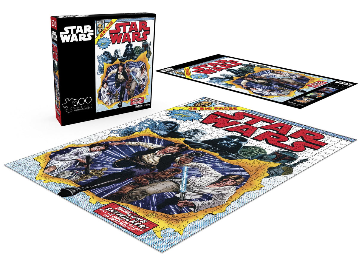 Buffalo Games - Star Wars - Senses Shattering - 500 Piece Jigsaw Puzzle for Adults -Challenging Puzzle Perfect for Game Nights - Finished Size is 21.25 x 15.00 Buffalo Games