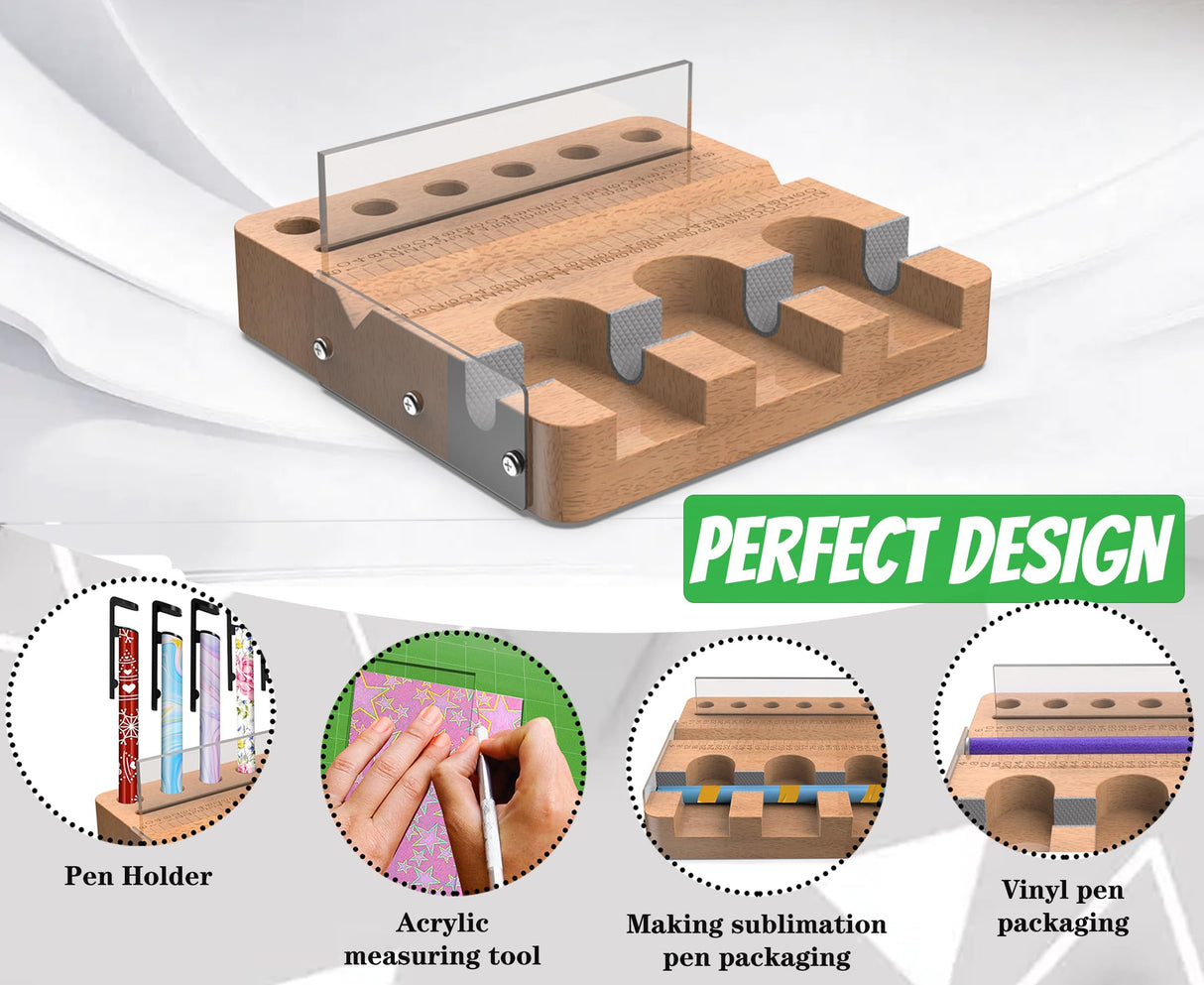 DAFENCHI Sublimation Pen Pincher, Pen Sublimation Tool, Pen Clamp for Sublimation Blank Pens & Vinyl Stickers, Sublimation Crafting Pen Holder DAFENCHI