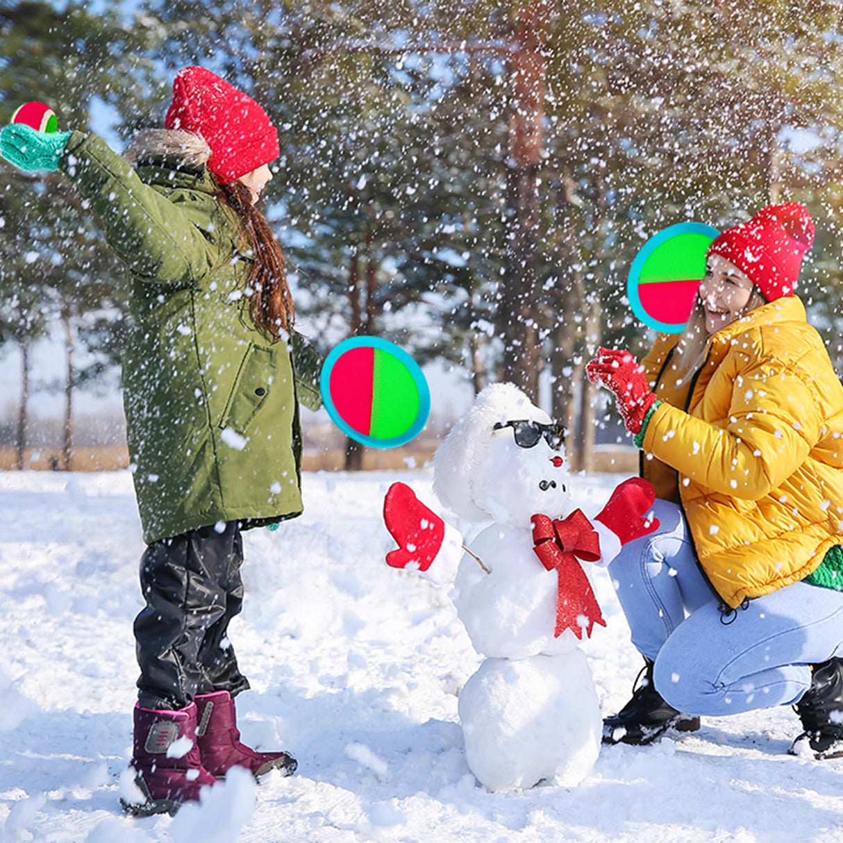 Ayeboovi Toss and Catch Ball Game Outdoor Toys for Kids Games Beach Pool Toys Outdoor Yard Games for 3 4 5 6 7 8+ Year Old Boys Girls Birthday Valentine's Day Gift Easter Basket Stuffers (Upgraded) Ayeboovi