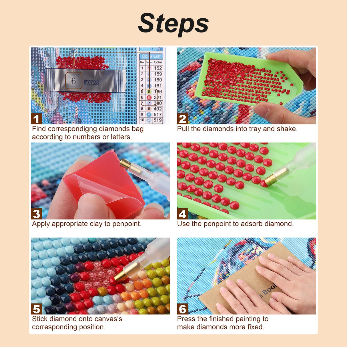 Stalente Diamond Painting Kits for Adults, 5D DIY Diamond Art Kits for Beginners Round Full Drill Diamond Painting for Home Wall Decoration Gift 12×12inch, Tree of Life Stalente