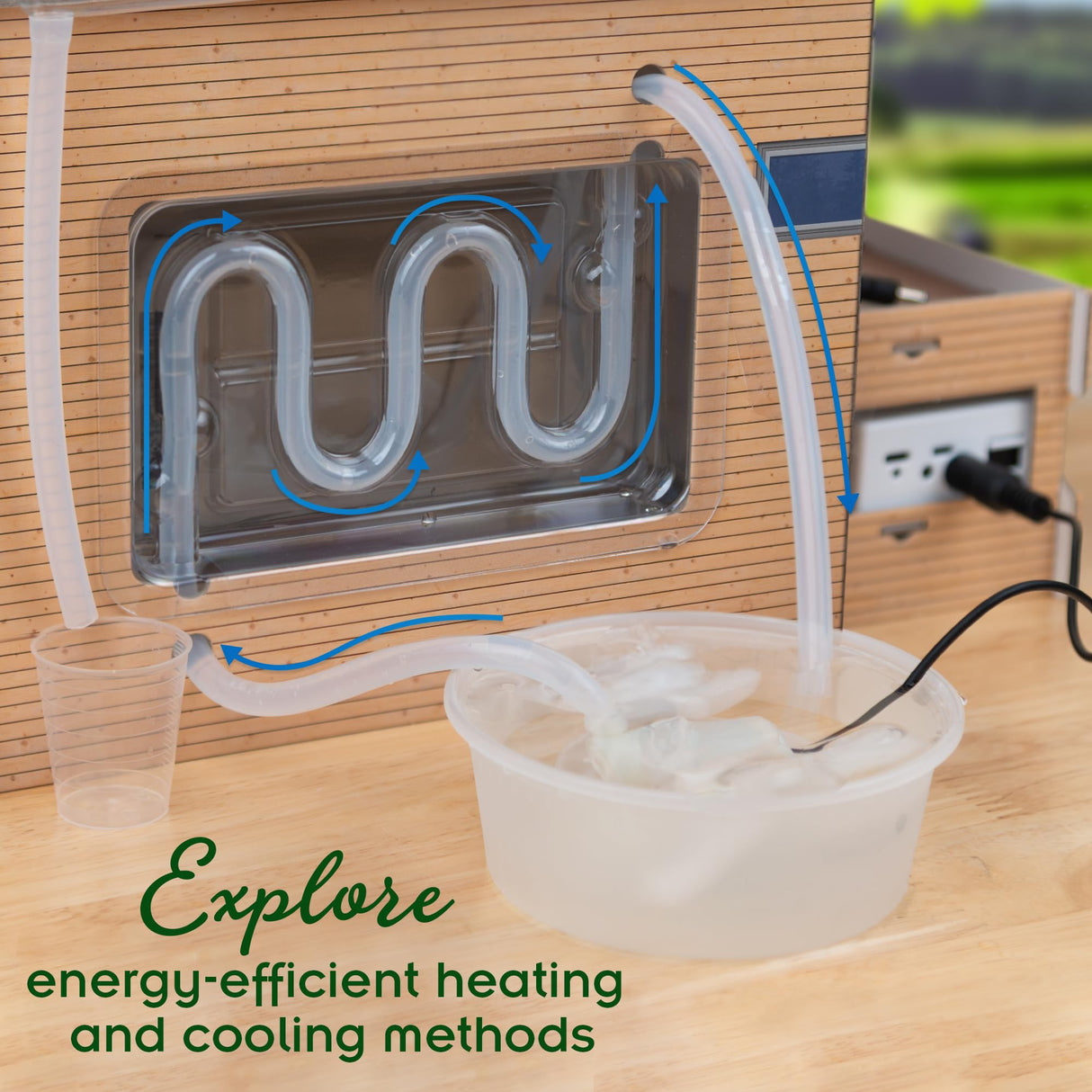 Thames & Kosmos Green Engineering STEM Kit | Build & Experiment with an Energy-Efficient Model Home, Explore Clean Energy, Sustainable Living, Includes Solar Panel, LEDs, Sensors, Ideal for Classrooms Thames & Kosmos