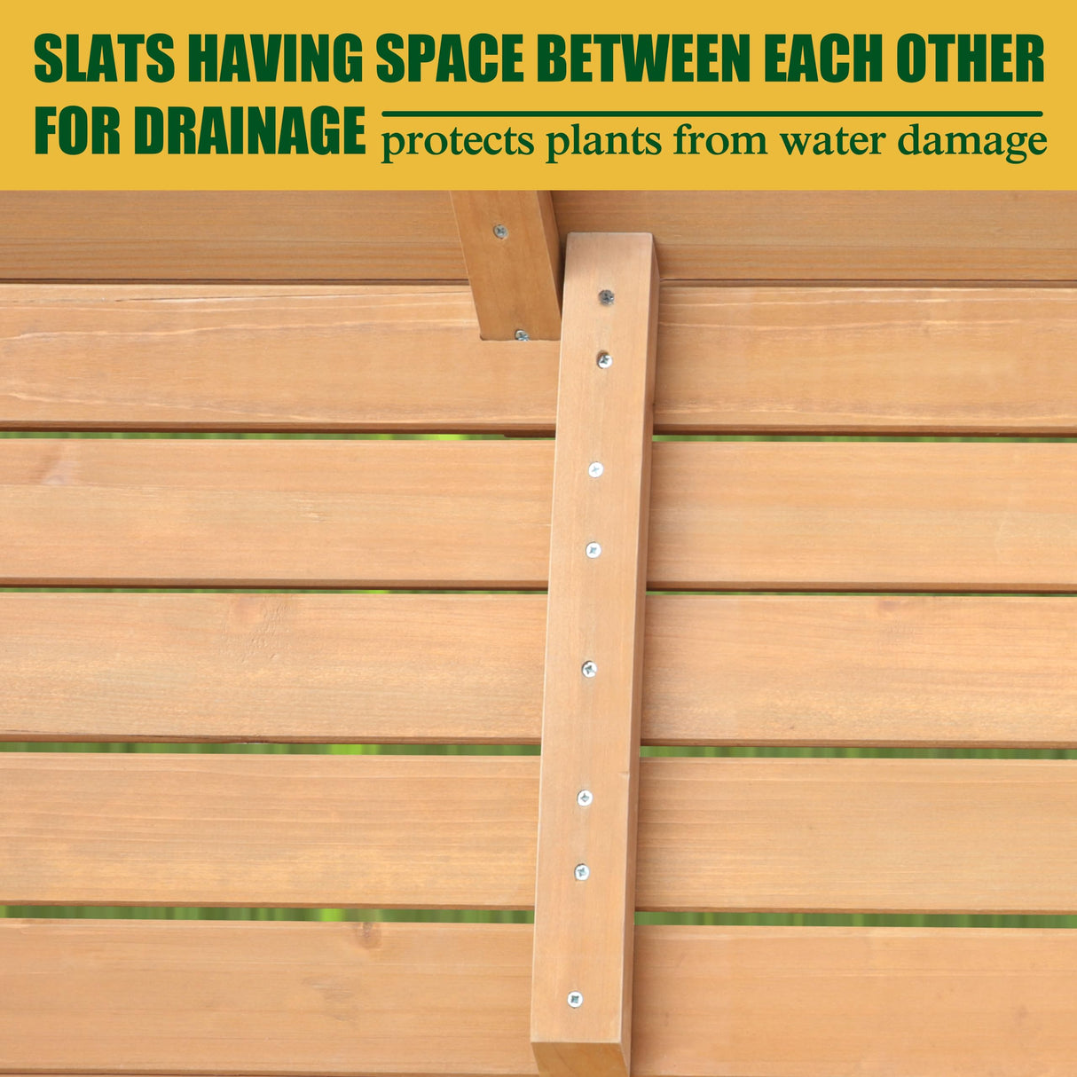 MUPATER Outdoor 6x3x2FT Cedar Raised Garden Bed for Vegetables with 6 Legs, 837lbs Large Elevated Garden Planter Box with Liner Design for Herbs and Flower, Natural MUPATER