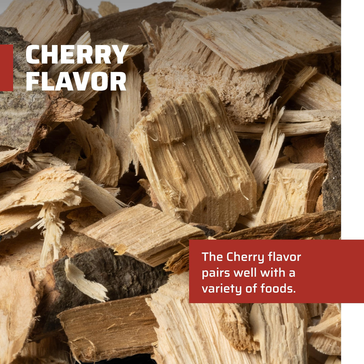 Camp Chef Premium Hardwood Chips - Wood Chips for Smoking & Outdoor Grilling - Compatible with Pellet Grills, Smokers & Barbecues - Made in The USA - Cherry, 192 cu in Camp Chef