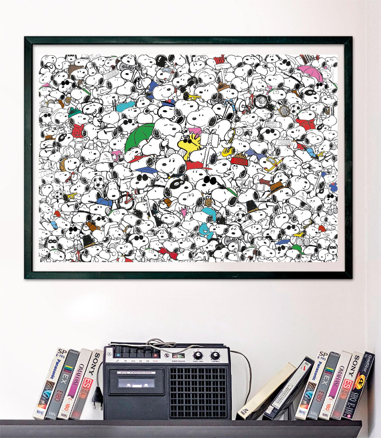 Clementoni - 39804 - Impossible Puzzle Peanuts - Jigsaw Puzzle 1000 Pieces, Jigsaw Puzzle for Adults, Comic Puzzle, Difficult - Made in Italy Clementoni