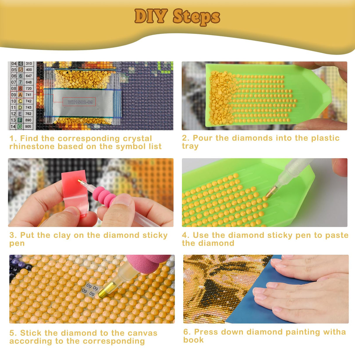 Genius maker Tiger Diamond Painting Kits for Adults, 5D Animal Diamond Art Kits for Beginners DIY Full Drill Diamonds Painting Pictures, Diamond Gem Art Painting DIY Crafts Kit Decor 12x16inch Genius maker